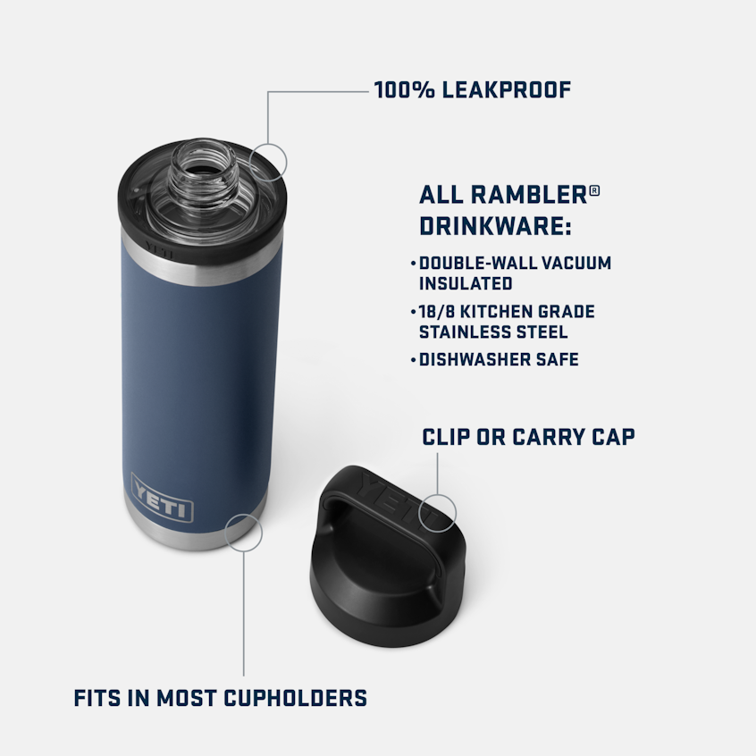 YETI Rambler® 18 oz (532 ml) Bottle White